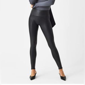 NWOT SPANX Faux Leather Leggings
